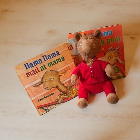 Llama Llama Hard Cover Bundle Bully Goat Mad Mama Misses Mama Llama & PJ Plush - Picture 1 of 13